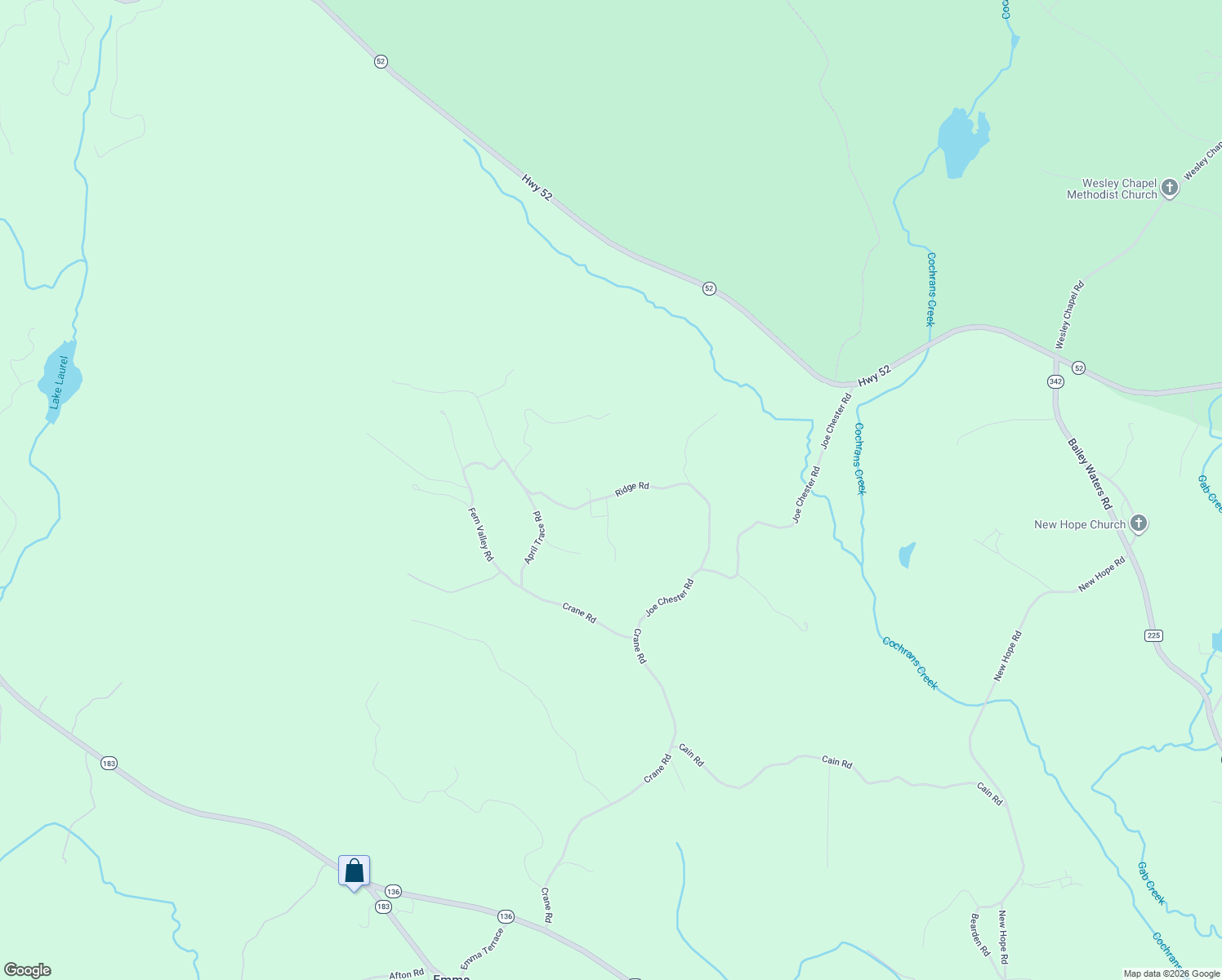 map of restaurants, bars, coffee shops, grocery stores, and more near 10 Deer Trail in Dawsonville