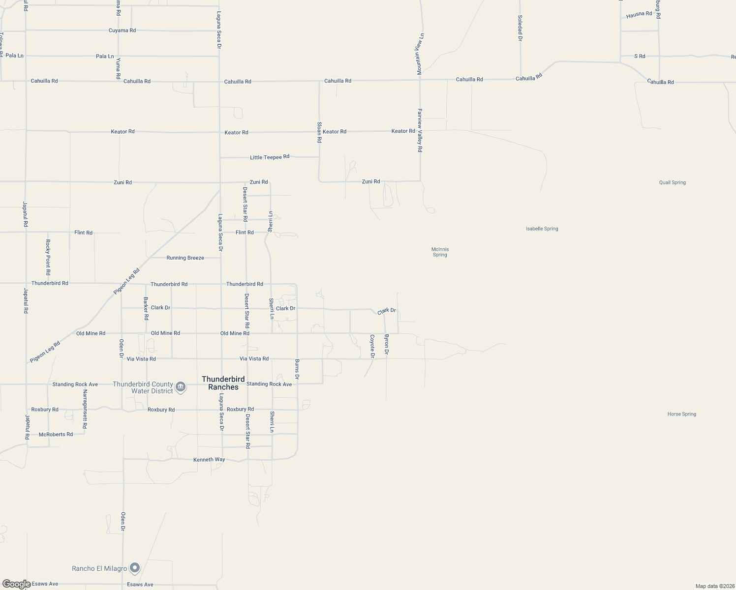 map of restaurants, bars, coffee shops, grocery stores, and more near 25501 Clark Road in Apple Valley
