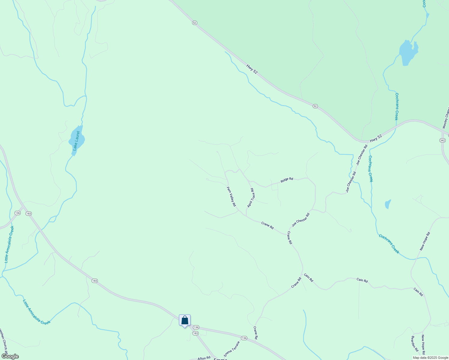 map of restaurants, bars, coffee shops, grocery stores, and more near 28 McCormick Drive in Dawsonville