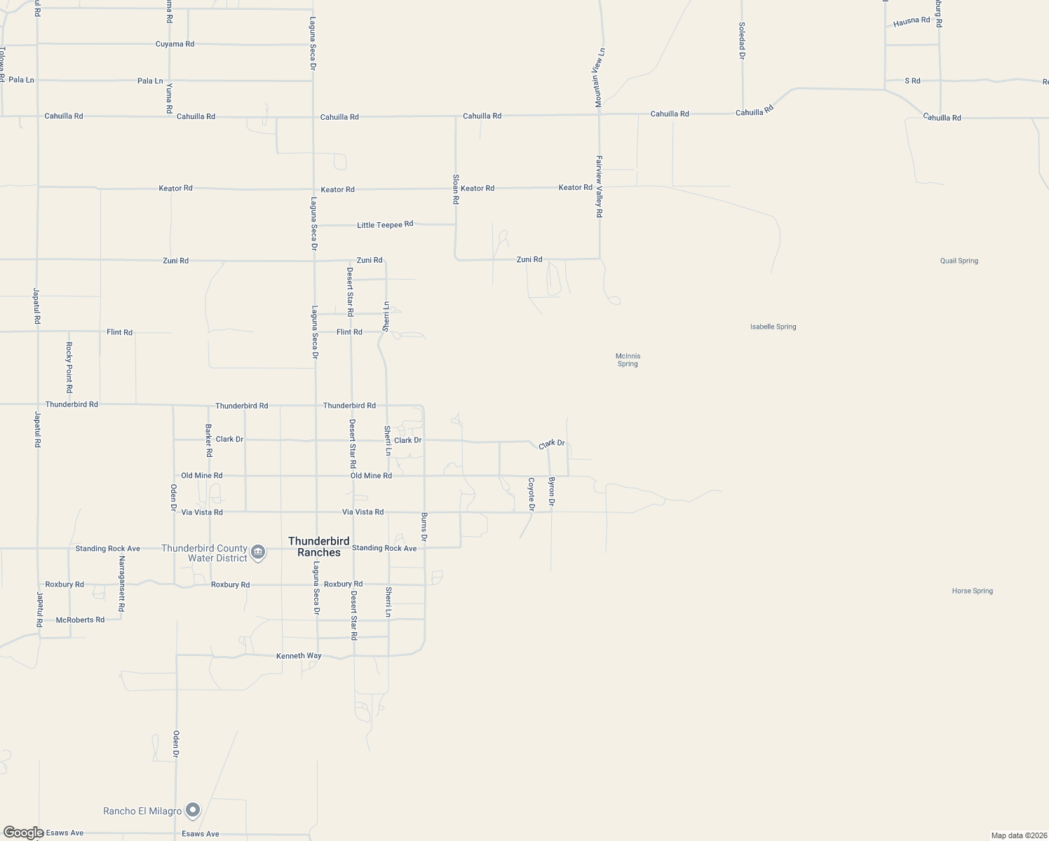 map of restaurants, bars, coffee shops, grocery stores, and more near 25501 Clark Road in Apple Valley