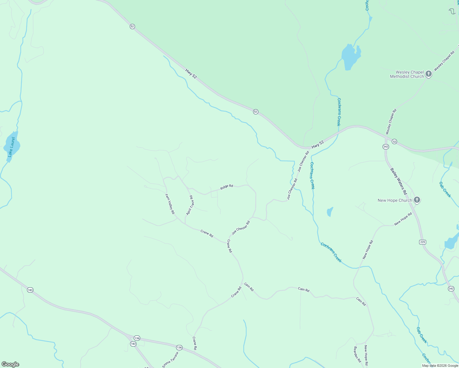 map of restaurants, bars, coffee shops, grocery stores, and more near 462 Ridge Road in Dawsonville