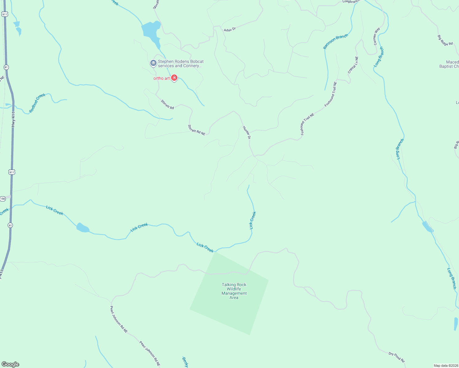 map of restaurants, bars, coffee shops, grocery stores, and more near 1507 Azure Lane in Ranger