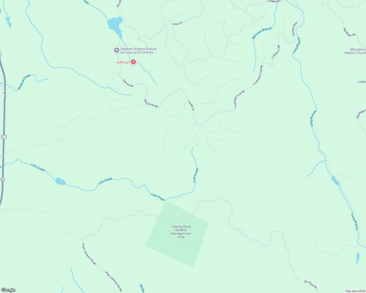 map of restaurants, bars, coffee shops, grocery stores, and more near 1507 Azure Lane in Ranger