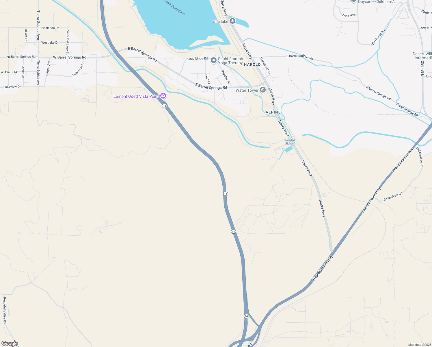 map of restaurants, bars, coffee shops, grocery stores, and more near in Leona Valley