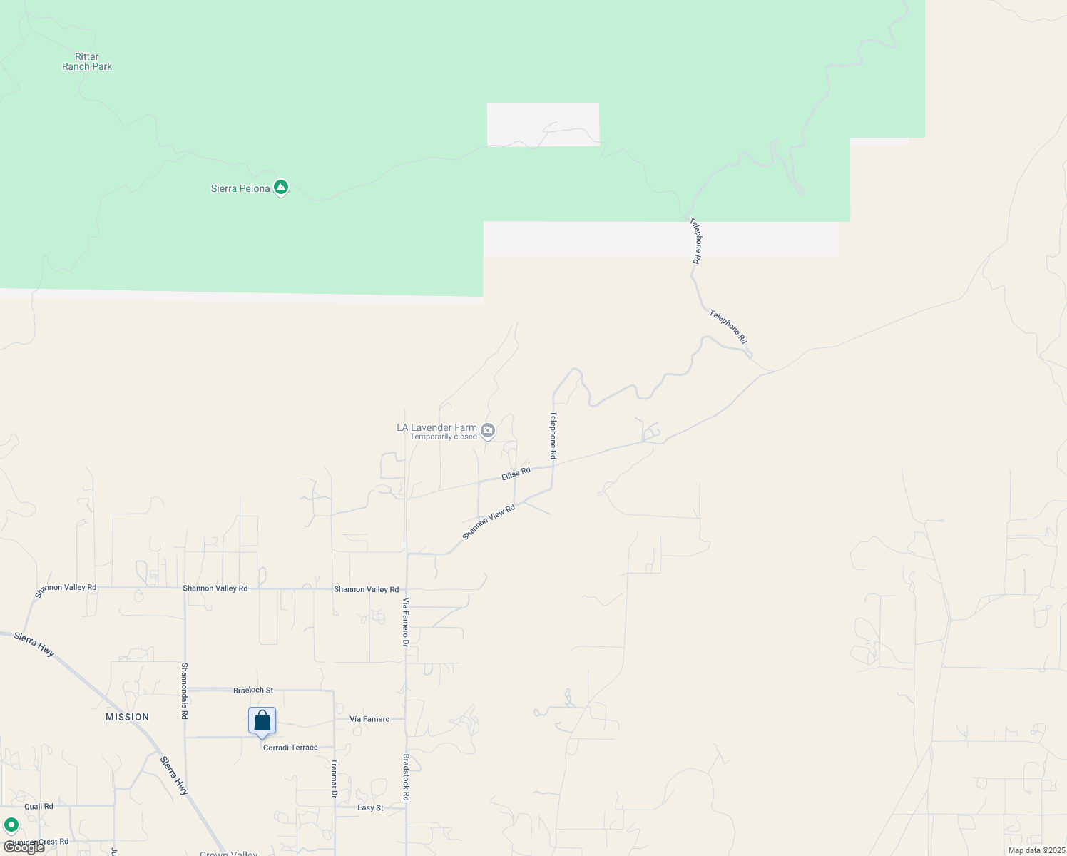 map of restaurants, bars, coffee shops, grocery stores, and more near Telephone Road in Los Angeles County