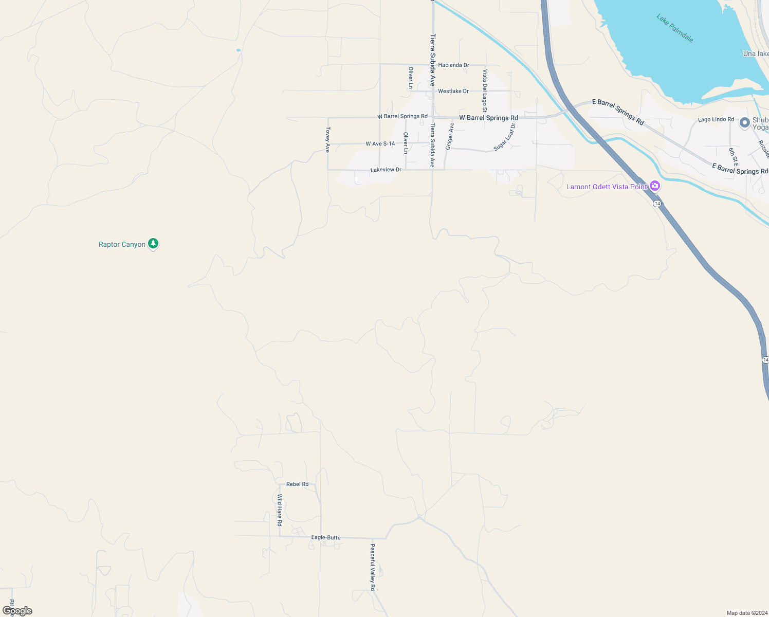 map of restaurants, bars, coffee shops, grocery stores, and more near Sky Vista Terrace in Palmdale