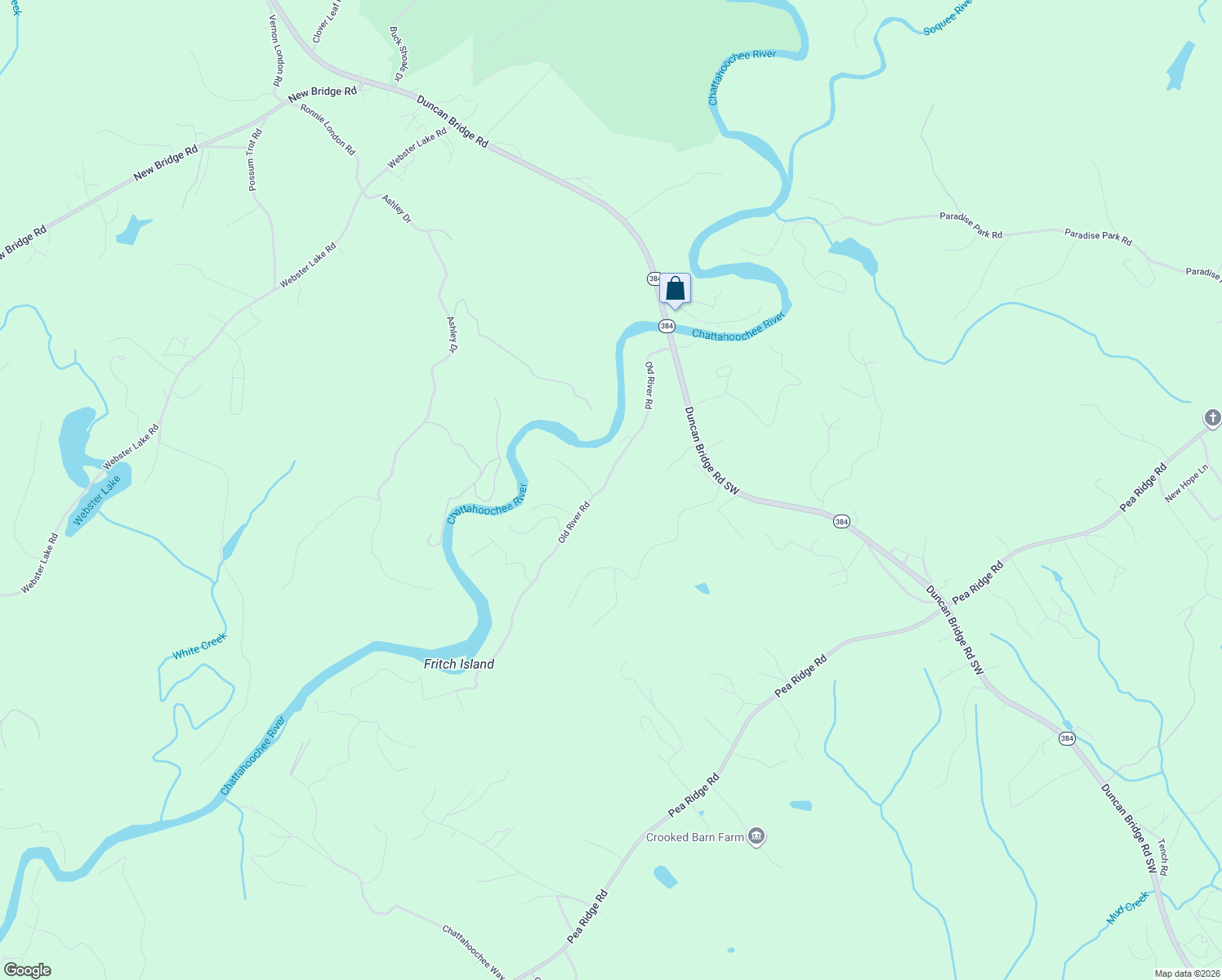 map of restaurants, bars, coffee shops, grocery stores, and more near 175 Old Timber Trail in Cornelia