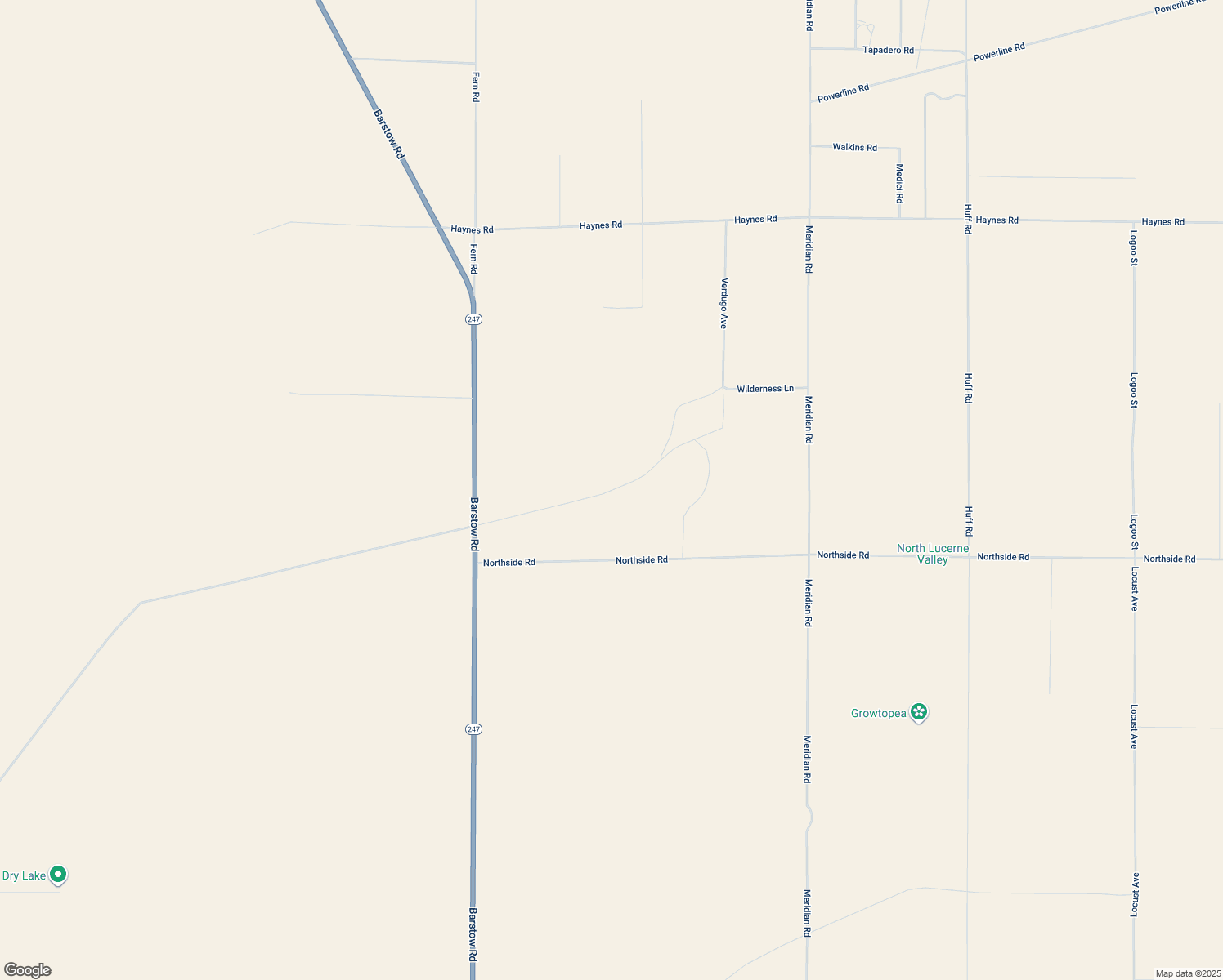 map of restaurants, bars, coffee shops, grocery stores, and more near Wilderness Road in San Bernardino County