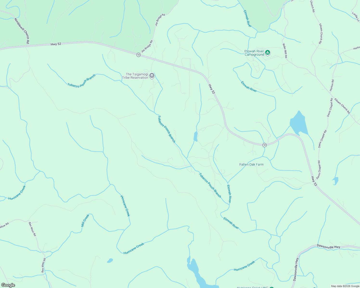 map of restaurants, bars, coffee shops, grocery stores, and more near 398 Braeburn Lane in Dahlonega