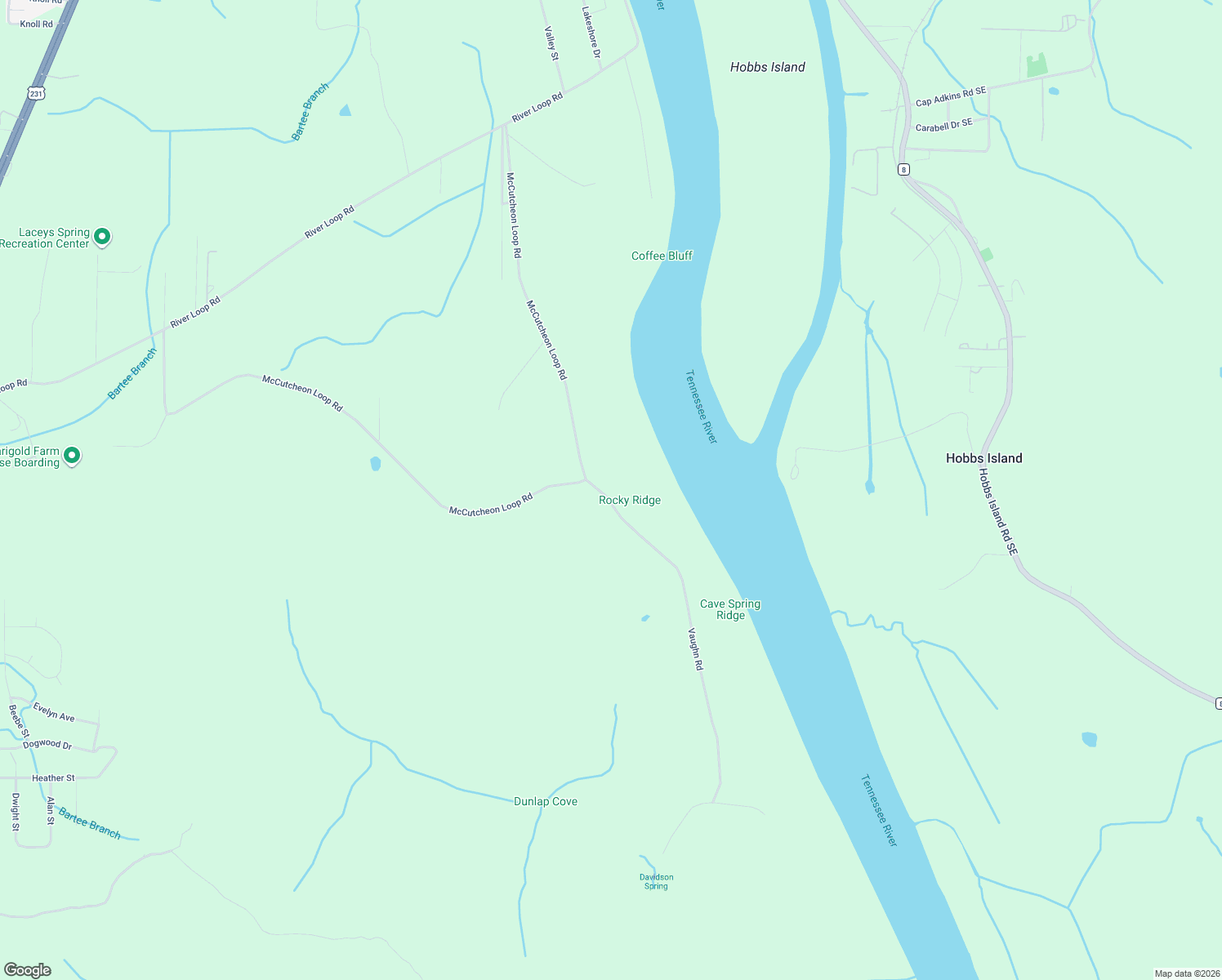 map of restaurants, bars, coffee shops, grocery stores, and more near 851 McCutcheon Loop Road in Laceys Spring