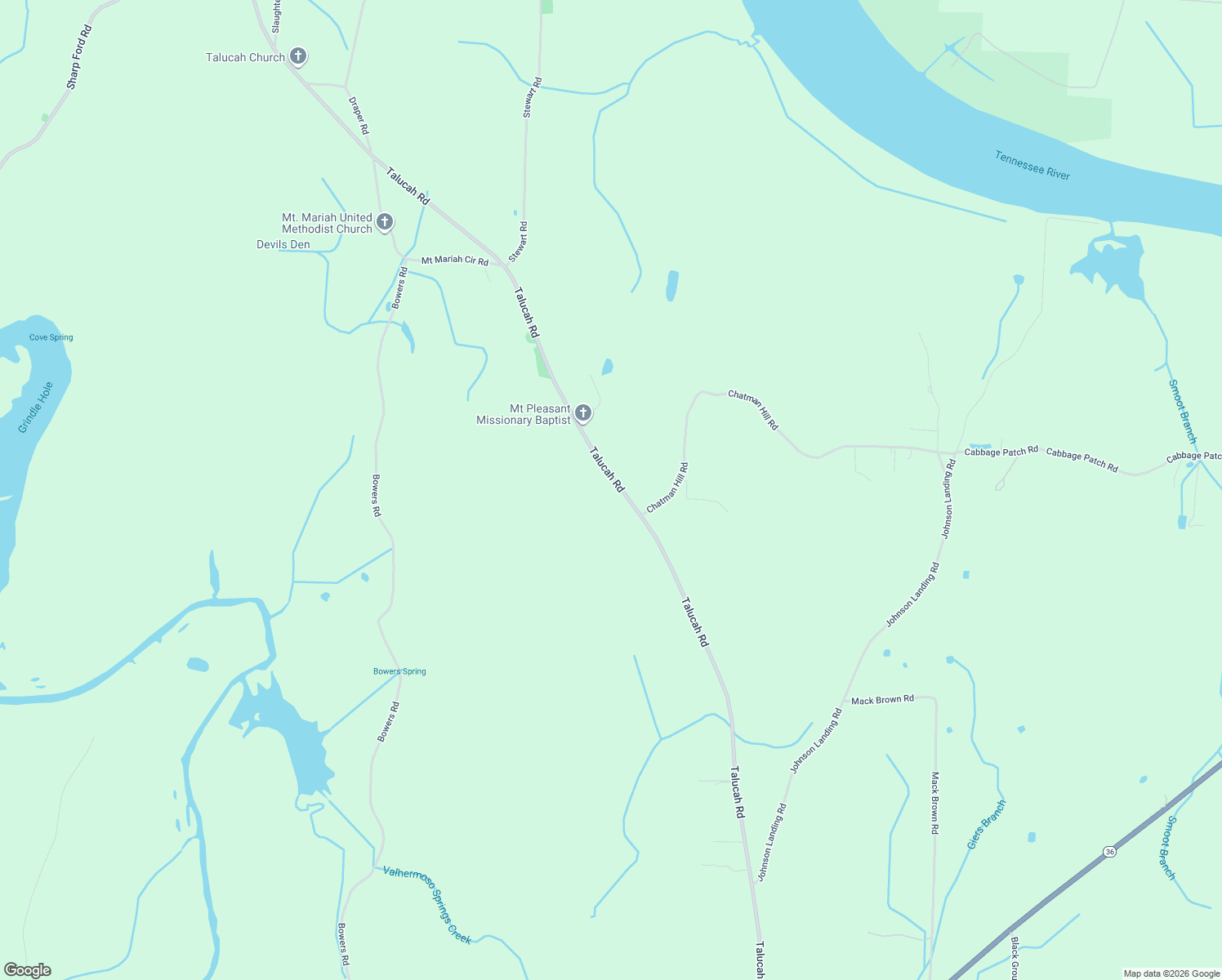 map of restaurants, bars, coffee shops, grocery stores, and more near 1042 Talucah Road in Valhermoso Springs
