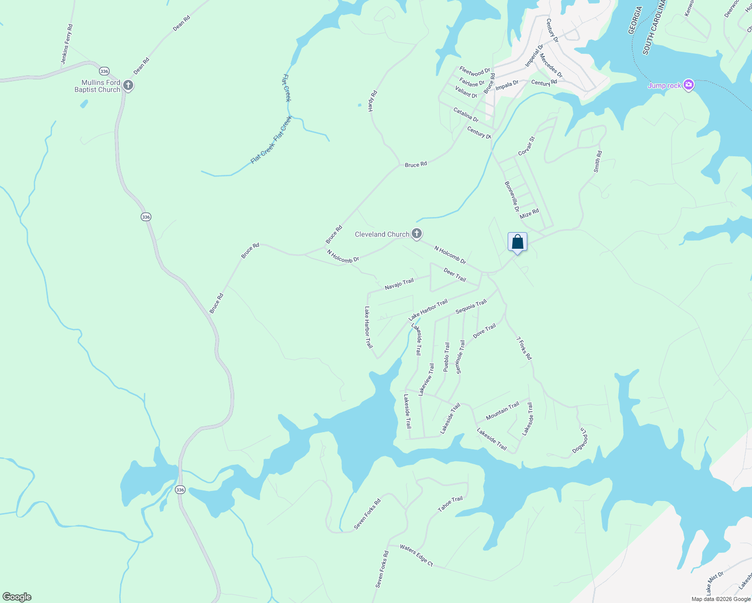 map of restaurants, bars, coffee shops, grocery stores, and more near 274 Apache Trail in Martin