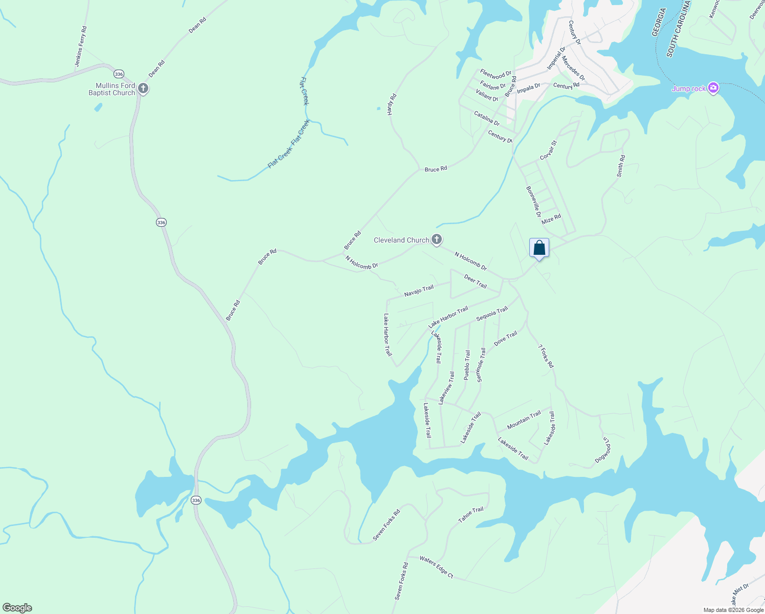 map of restaurants, bars, coffee shops, grocery stores, and more near 274 Apache Trail in Martin