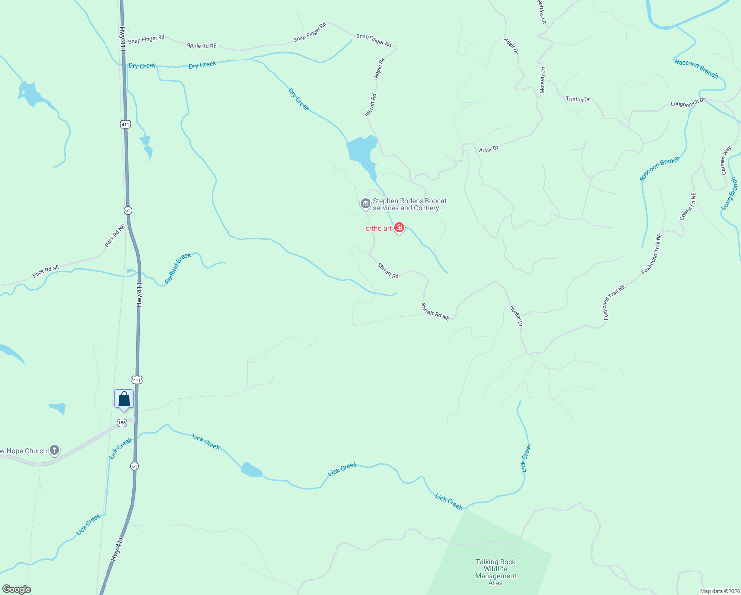 map of restaurants, bars, coffee shops, grocery stores, and more near 242 Oxford Circle in Ranger