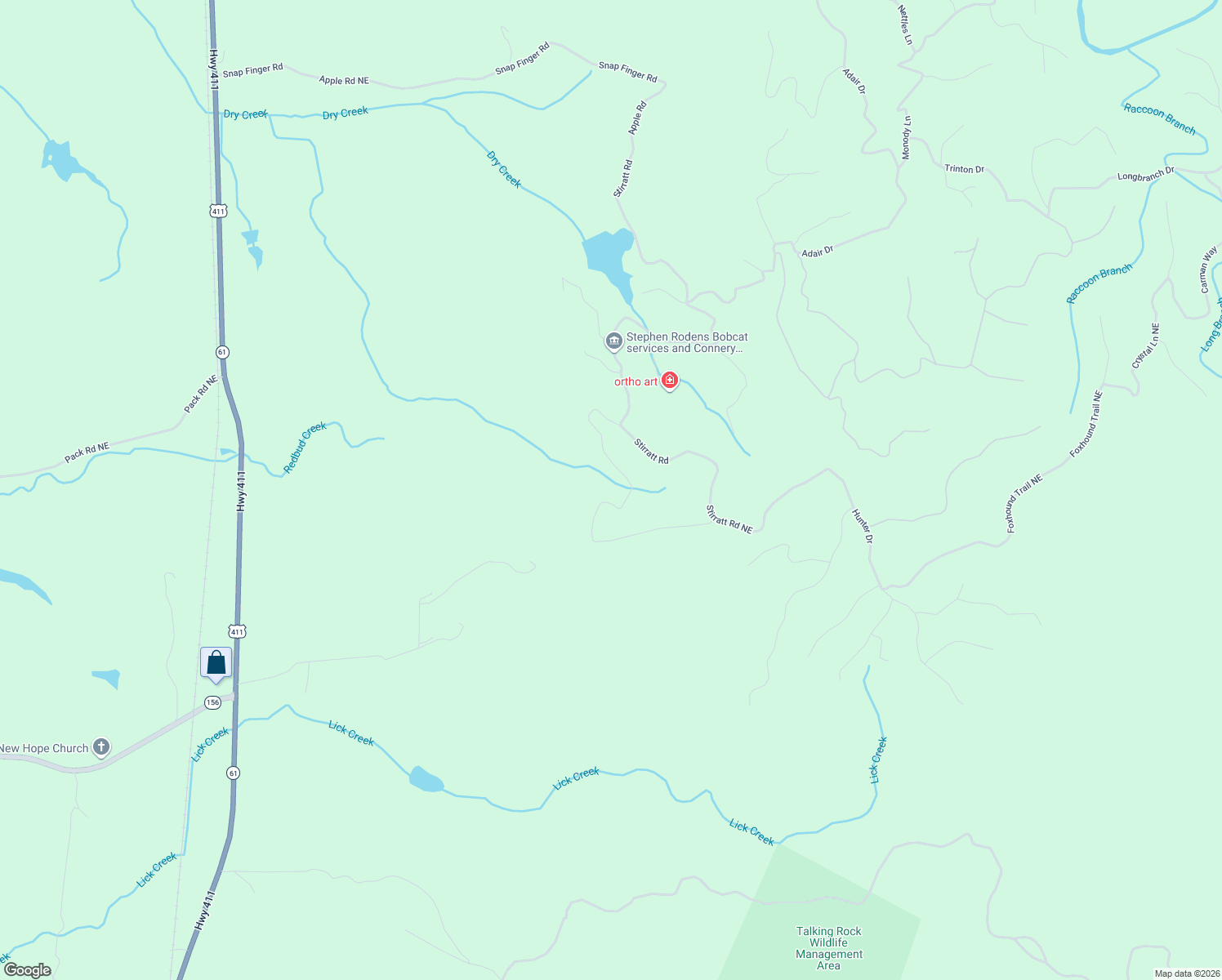 map of restaurants, bars, coffee shops, grocery stores, and more near 255 Oxford Circle in Ranger