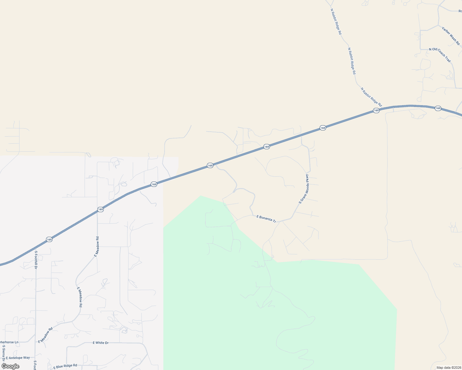 map of restaurants, bars, coffee shops, grocery stores, and more near South Dewey Overlook Way in Yavapai County