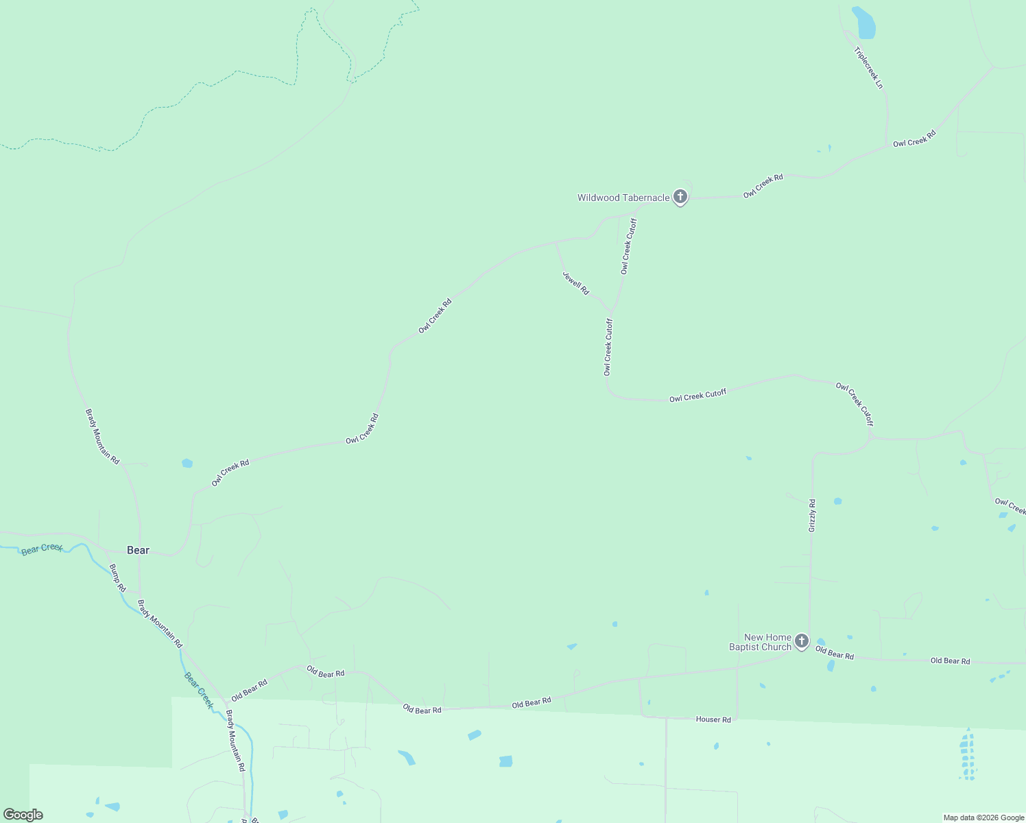 map of restaurants, bars, coffee shops, grocery stores, and more near Owl Creek Cutoff in Royal