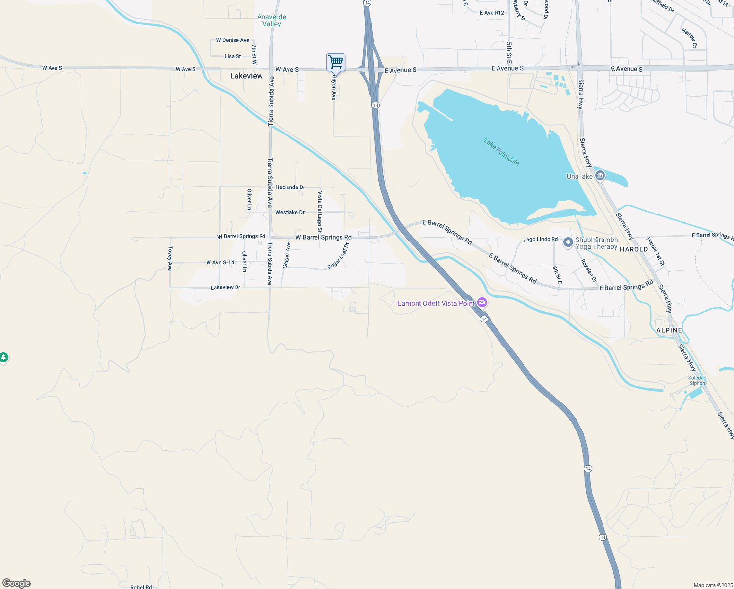 map of restaurants, bars, coffee shops, grocery stores, and more near in Los Angeles County