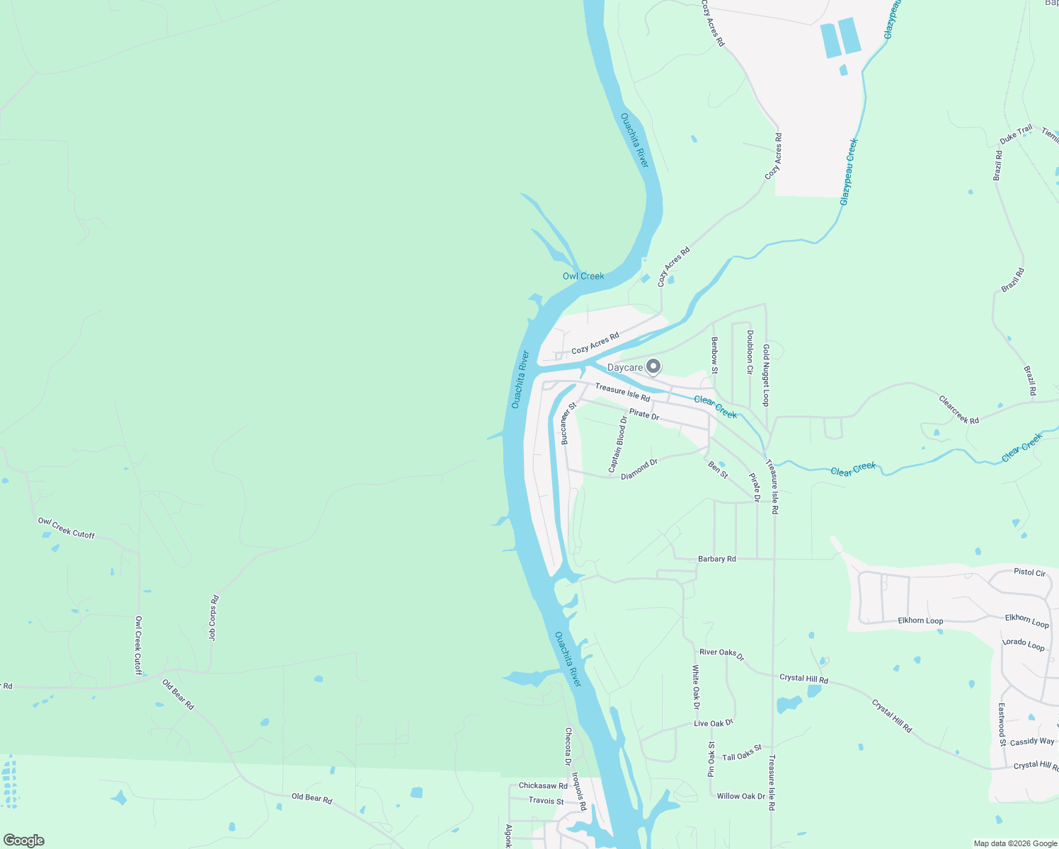 map of restaurants, bars, coffee shops, grocery stores, and more near 1572 Treasure Isle Road in Hot Springs