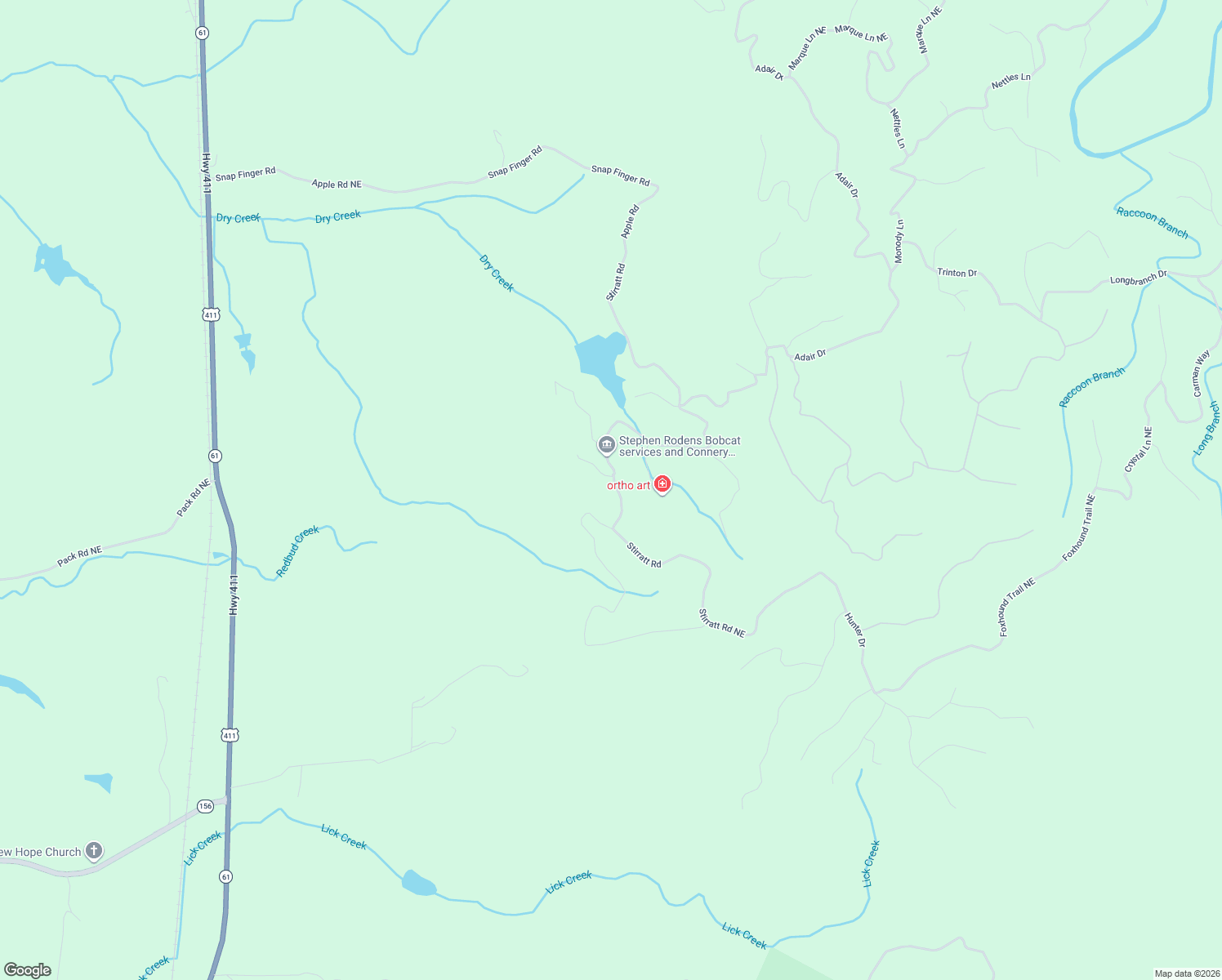 map of restaurants, bars, coffee shops, grocery stores, and more near 270 Garnet Court in Ranger