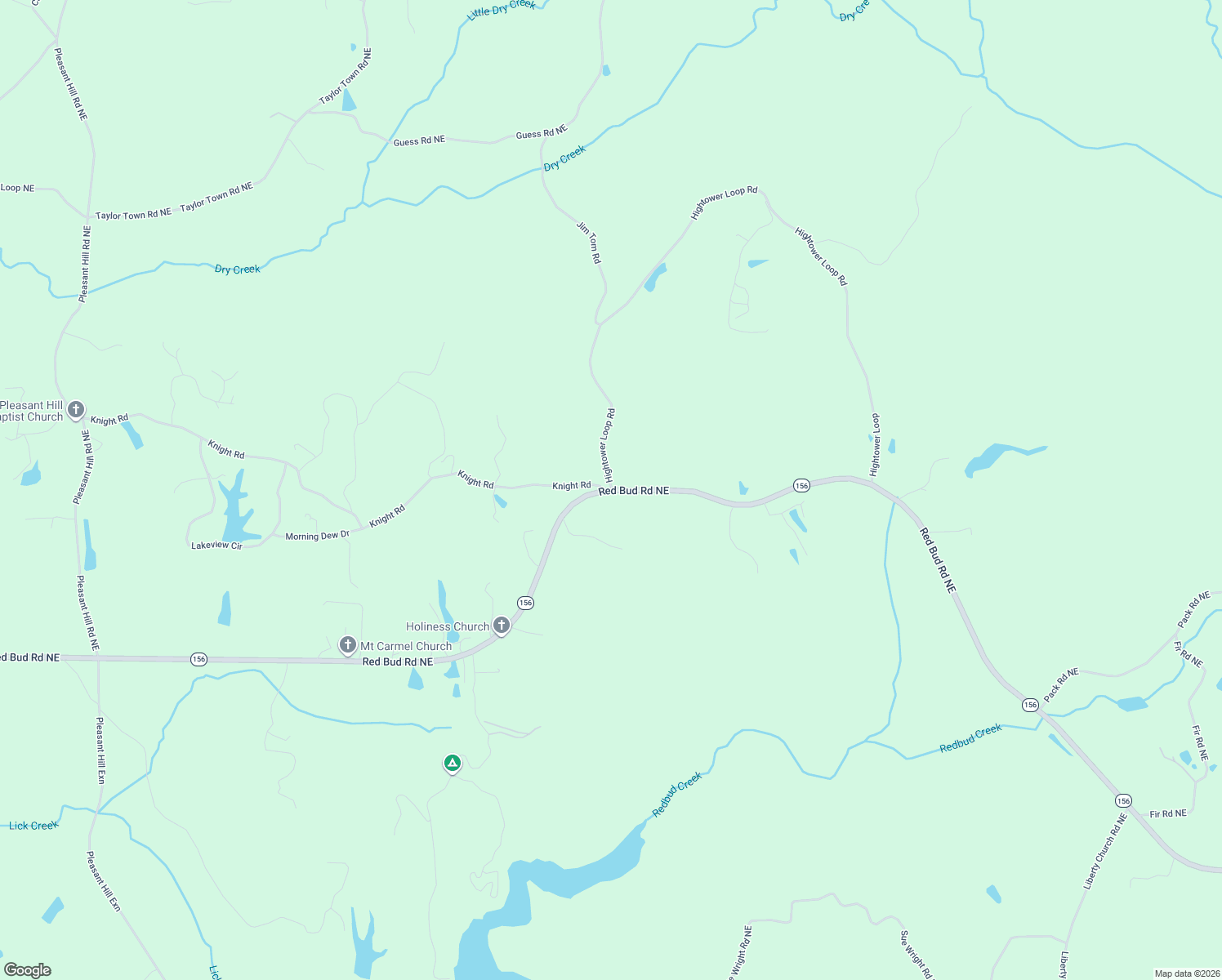 map of restaurants, bars, coffee shops, grocery stores, and more near 7133 Georgia 156 in Ranger