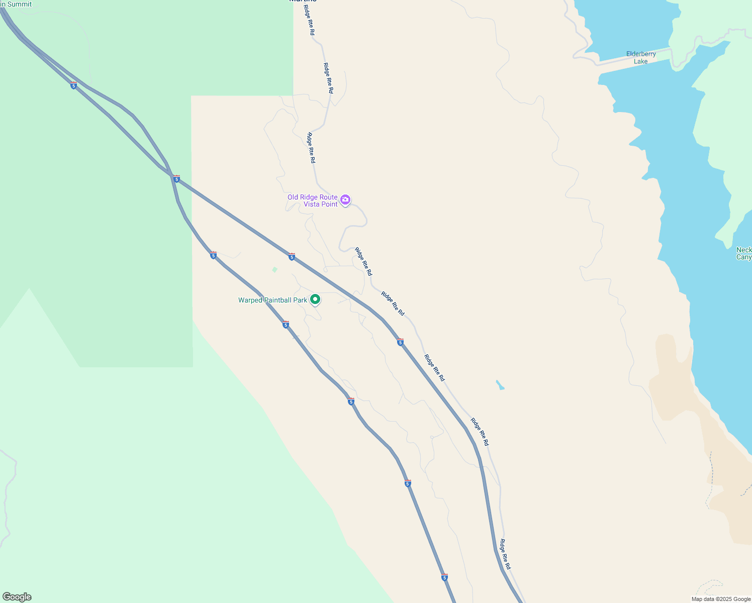 map of restaurants, bars, coffee shops, grocery stores, and more near Ridge Route Road in Castaic