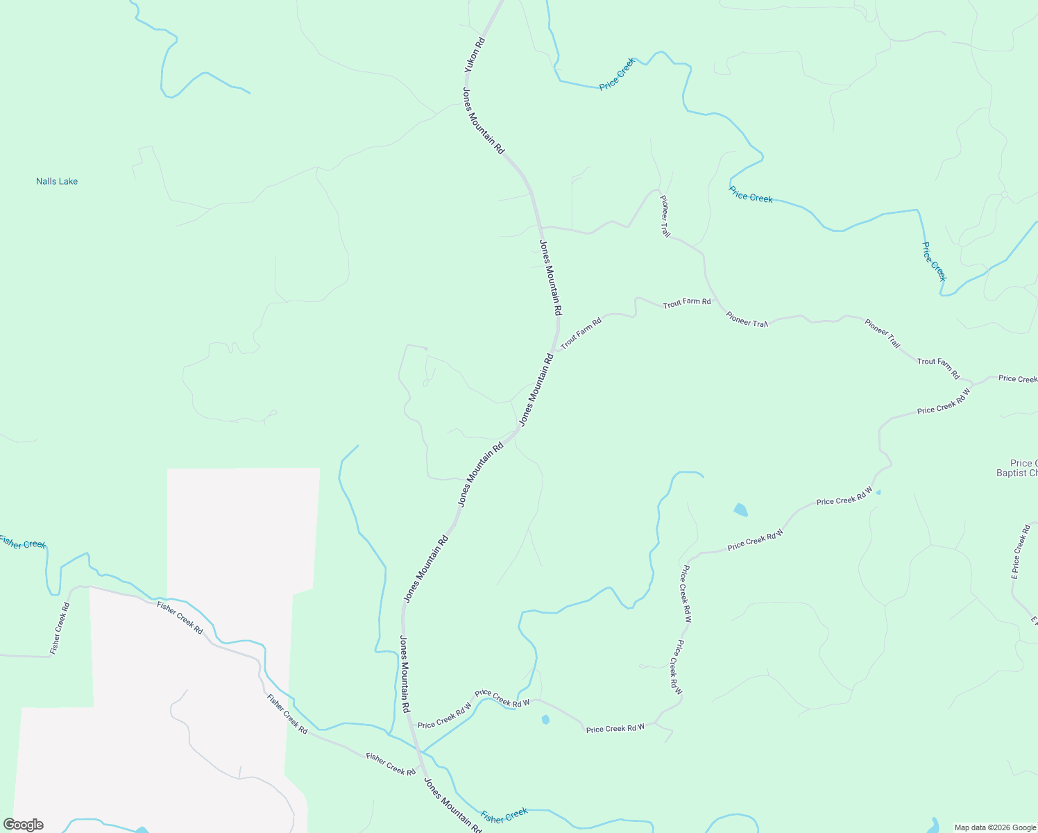 map of restaurants, bars, coffee shops, grocery stores, and more near 30 Old Jones Mountain Road East in Talking Rock