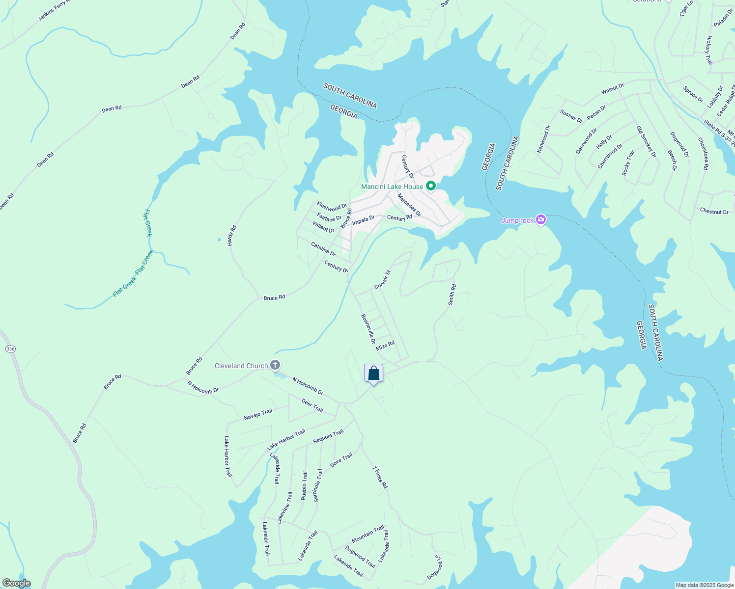 map of restaurants, bars, coffee shops, grocery stores, and more near 60 Corvair Street in Martin