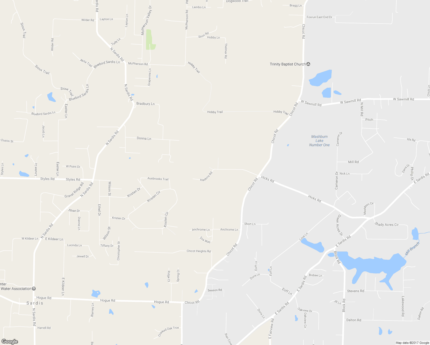 map of restaurants, bars, coffee shops, grocery stores, and more near 8609 Hicks Road in Saline County