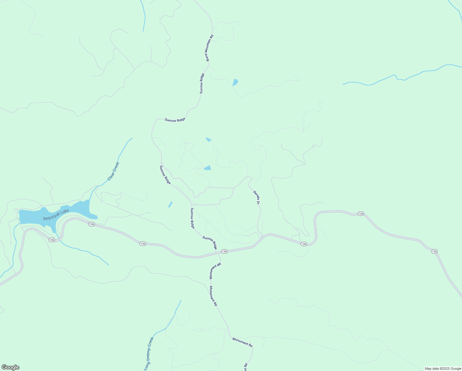 map of restaurants, bars, coffee shops, grocery stores, and more near 0 Honeysuckle Highway in Jasper