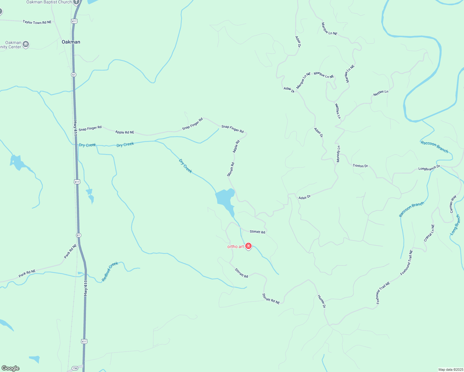 map of restaurants, bars, coffee shops, grocery stores, and more near 38 Stirratt Road in Ranger