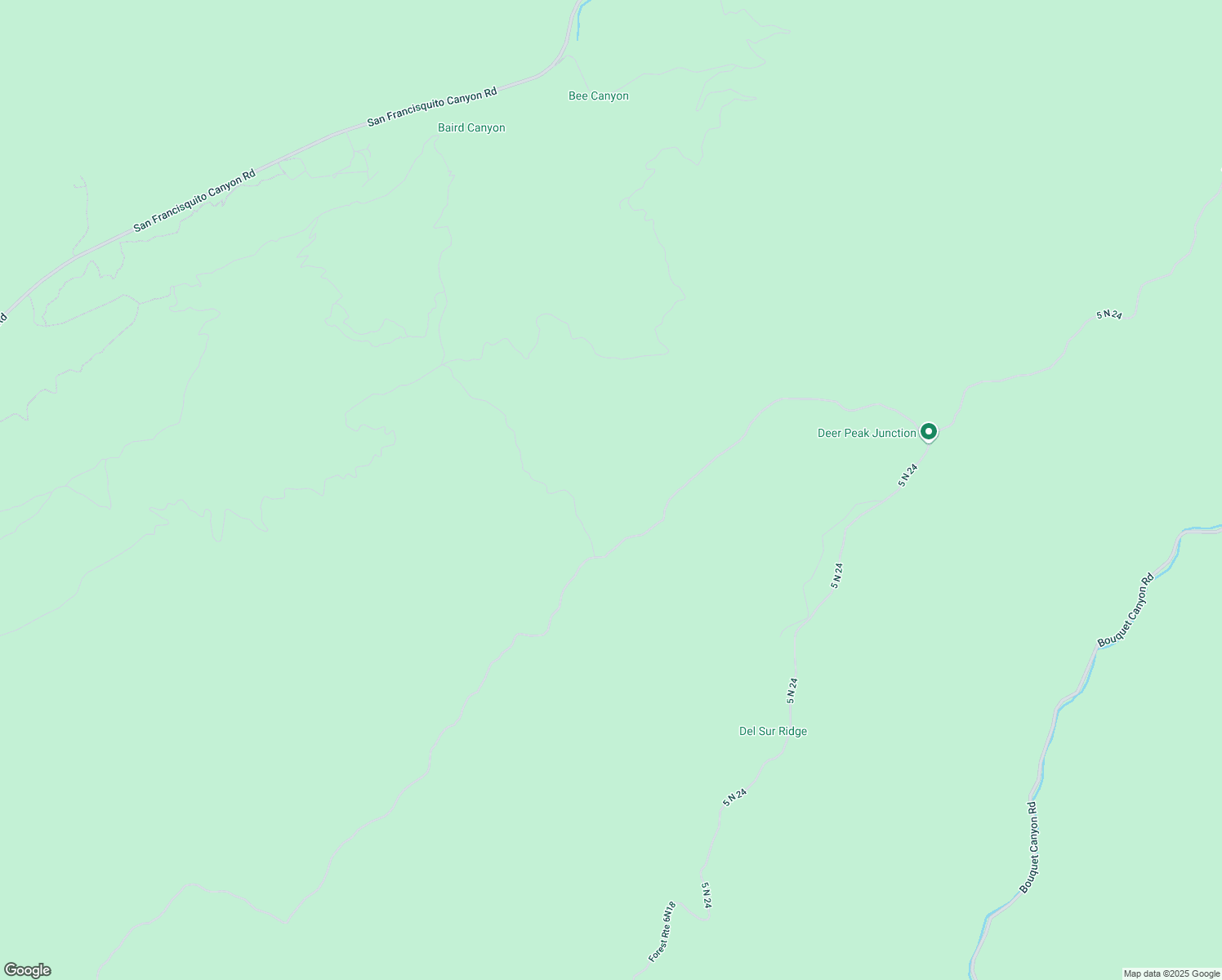 map of restaurants, bars, coffee shops, grocery stores, and more near 2 San Francisquito Canyon Road in Santa Clarita