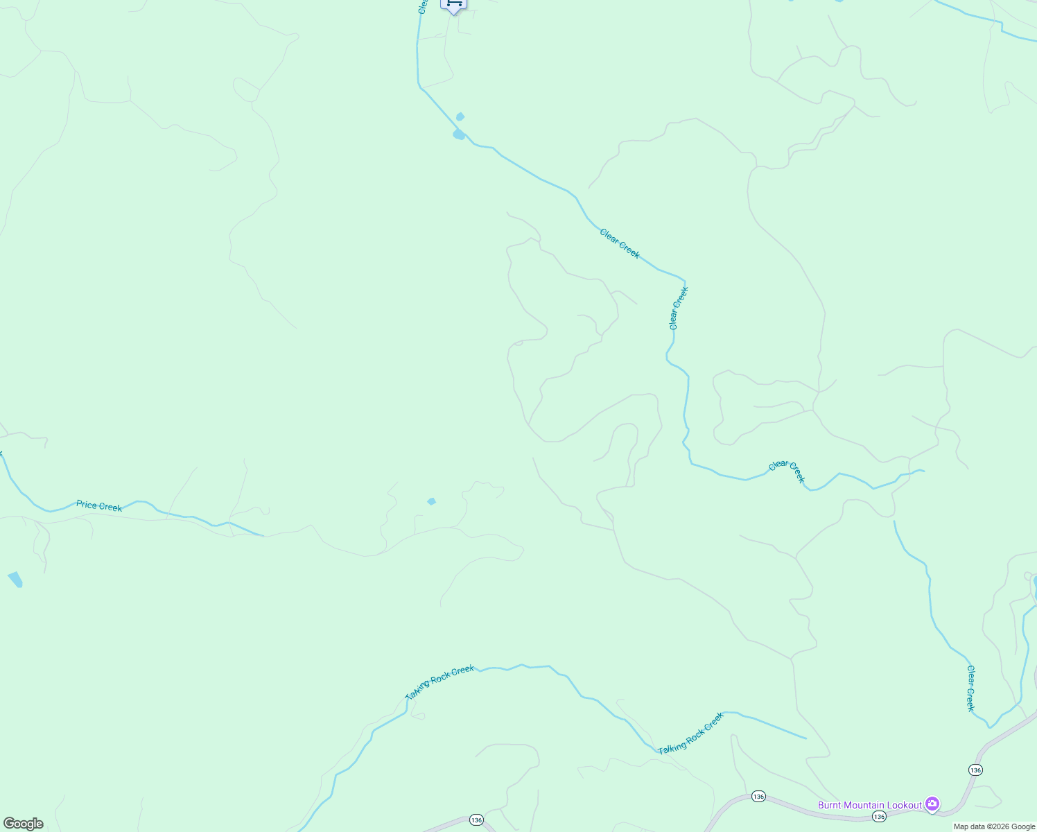 map of restaurants, bars, coffee shops, grocery stores, and more near 2093 Andes Ridge in Ellijay