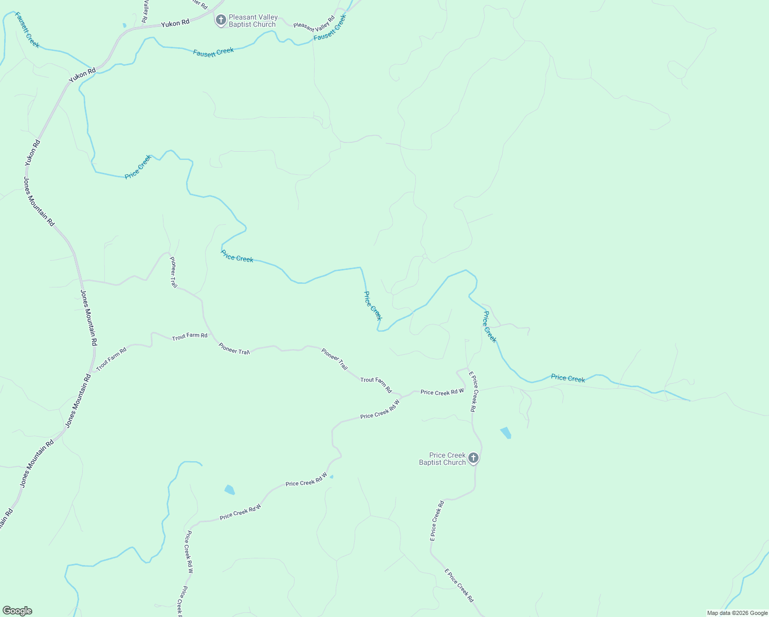 map of restaurants, bars, coffee shops, grocery stores, and more near in Talking Rock