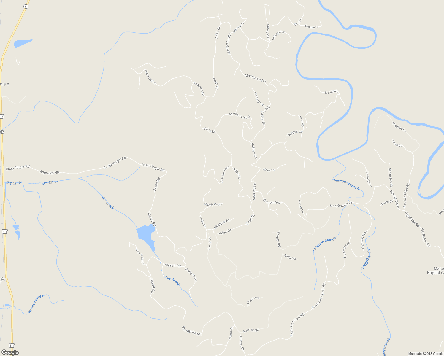 map of restaurants, bars, coffee shops, grocery stores, and more near 146 Jasmine Drive in Ranger