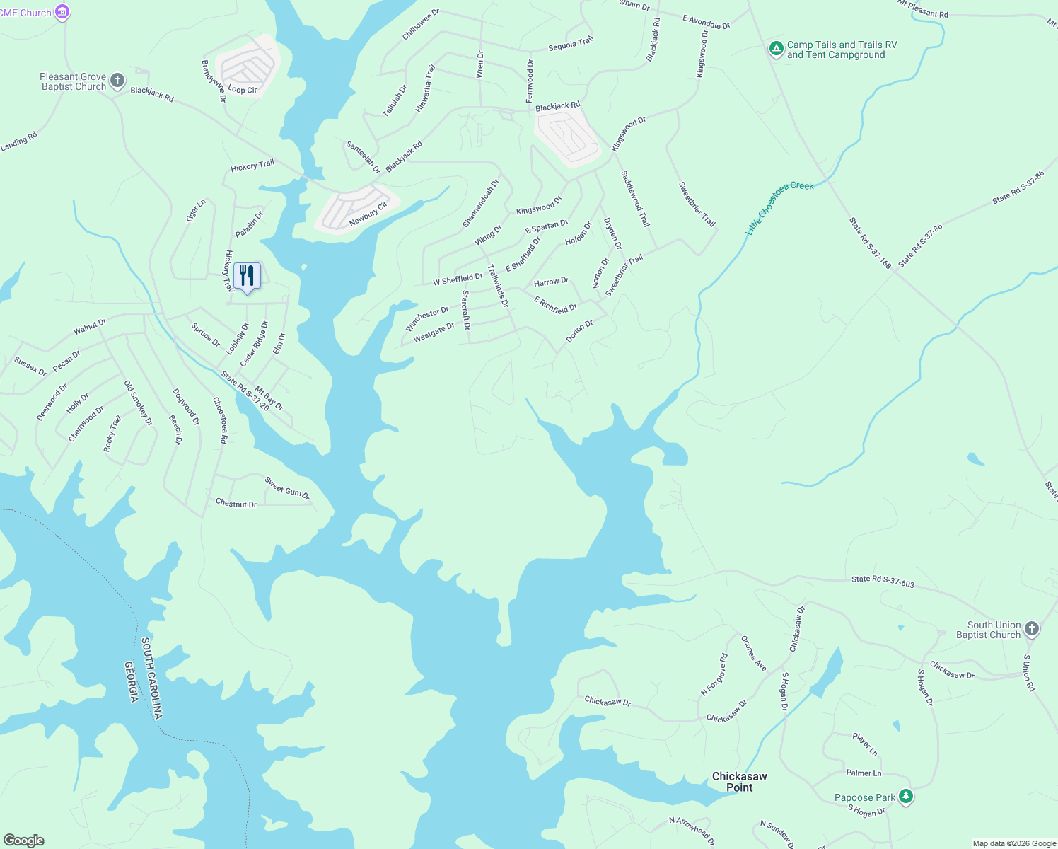 map of restaurants, bars, coffee shops, grocery stores, and more near 1044 Trailwinds Drive in Westminster