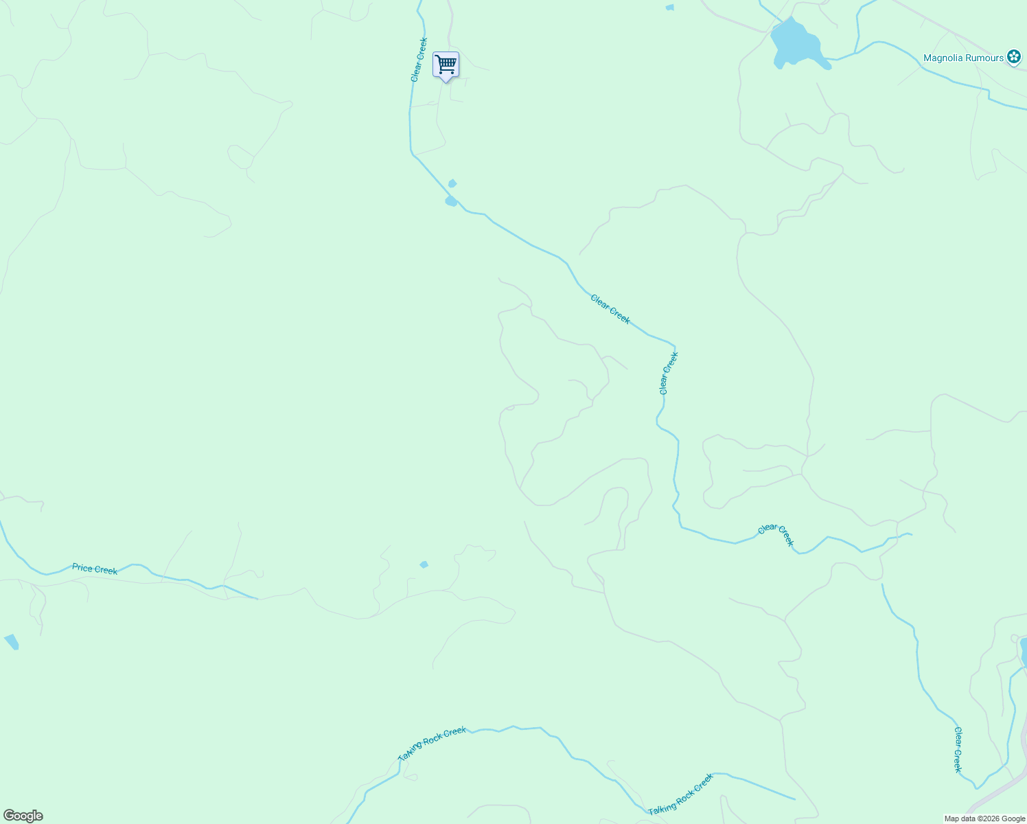map of restaurants, bars, coffee shops, grocery stores, and more near 2360 Andes Ridge in Ellijay