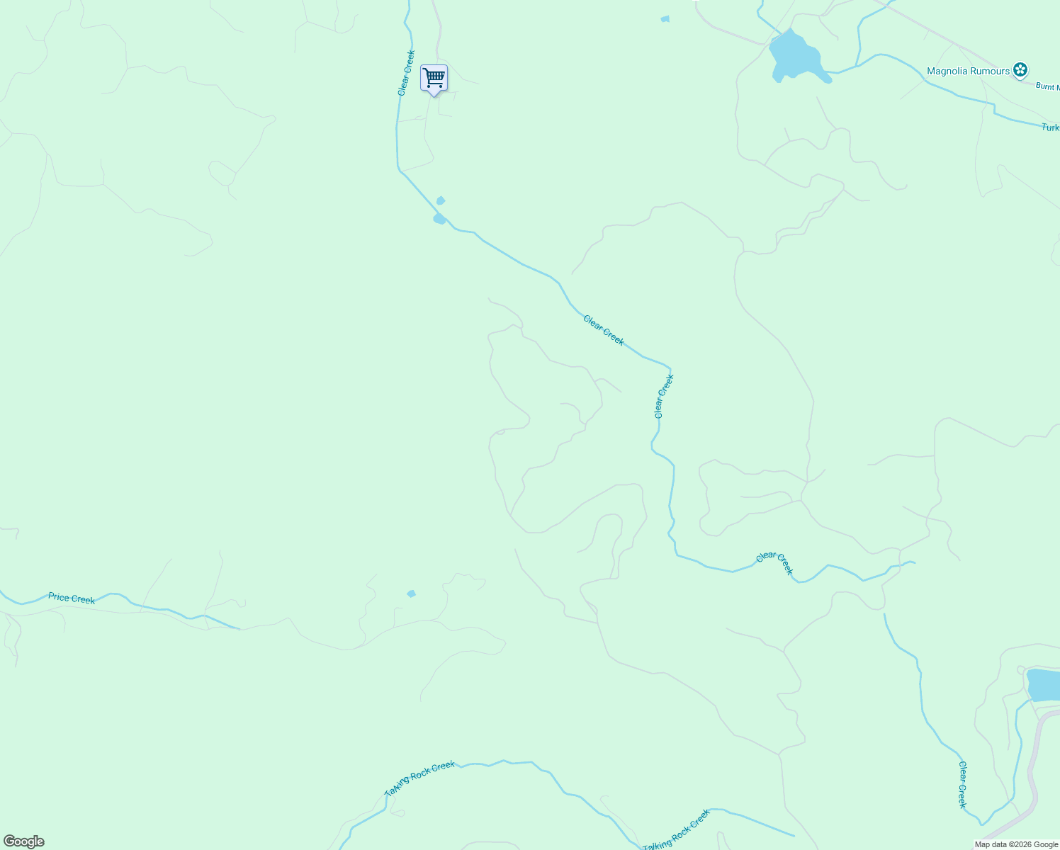 map of restaurants, bars, coffee shops, grocery stores, and more near 2360 Andes Ridge in Ellijay