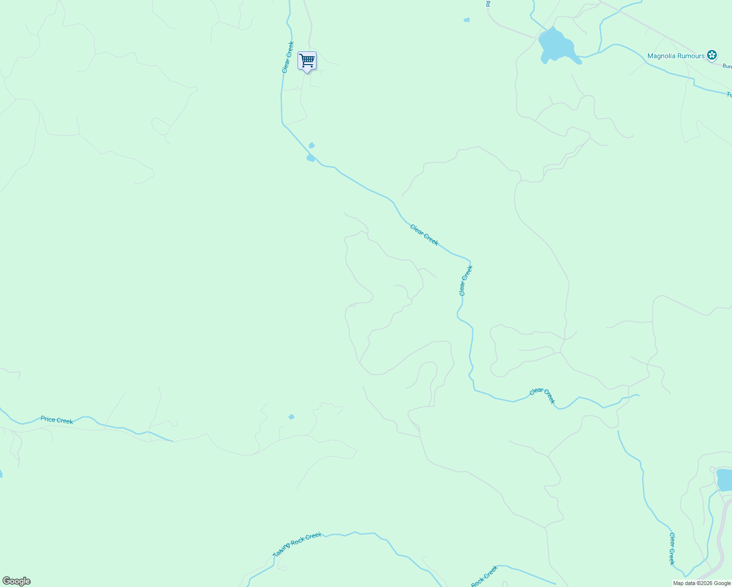 map of restaurants, bars, coffee shops, grocery stores, and more near 2360 Andes Ridge in Ellijay