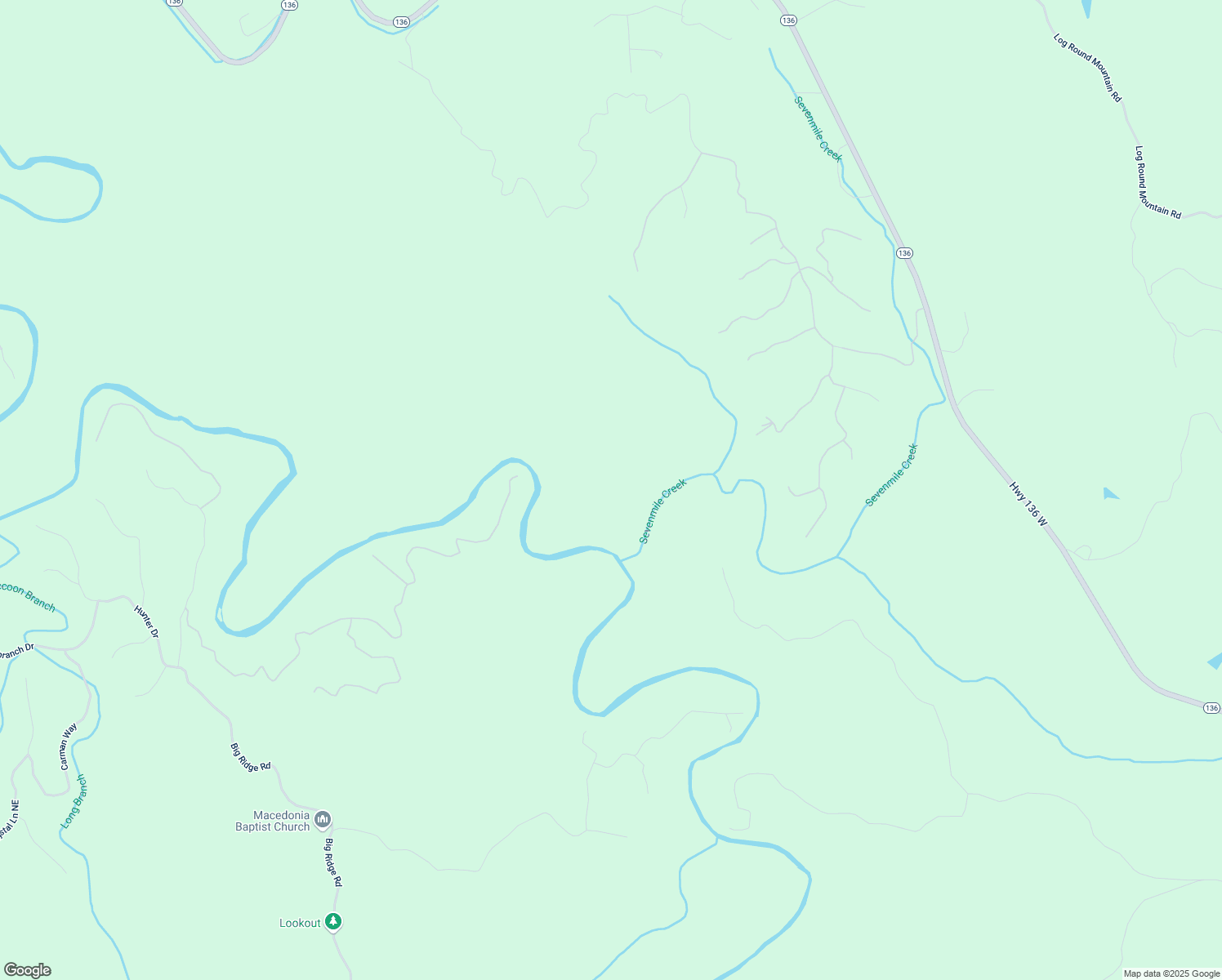 map of restaurants, bars, coffee shops, grocery stores, and more near 195 Blalock Mountain Road in Talking Rock