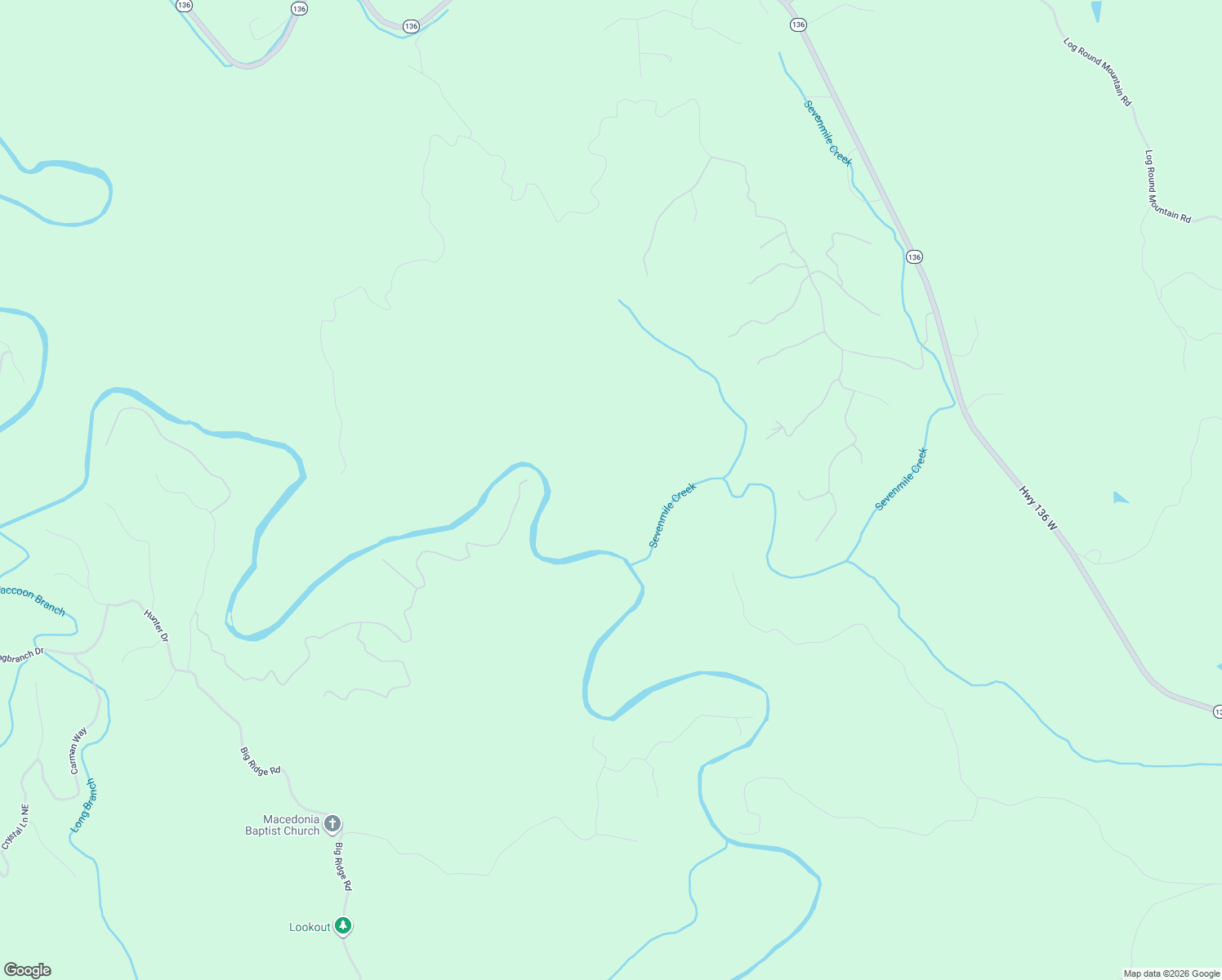 map of restaurants, bars, coffee shops, grocery stores, and more near 3157 Blalock Mountain Road in Talking Rock