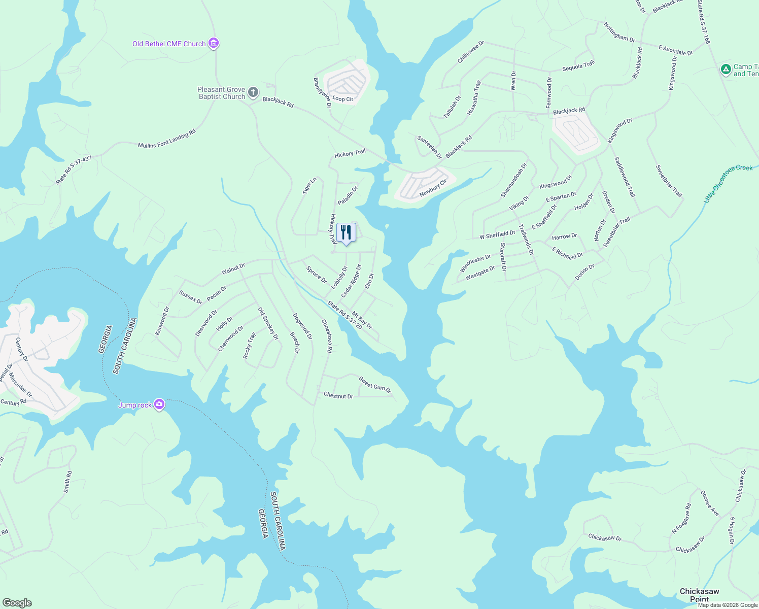 map of restaurants, bars, coffee shops, grocery stores, and more near 103 Knotty Pine Court in Westminster