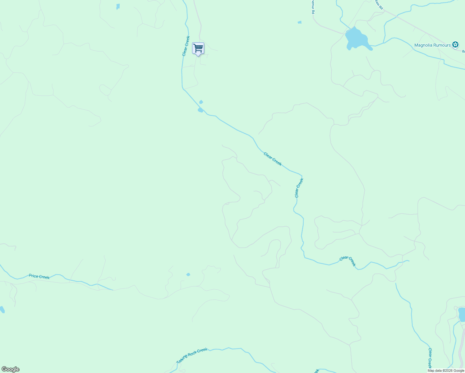 map of restaurants, bars, coffee shops, grocery stores, and more near Andes Ridge in Talking Rock