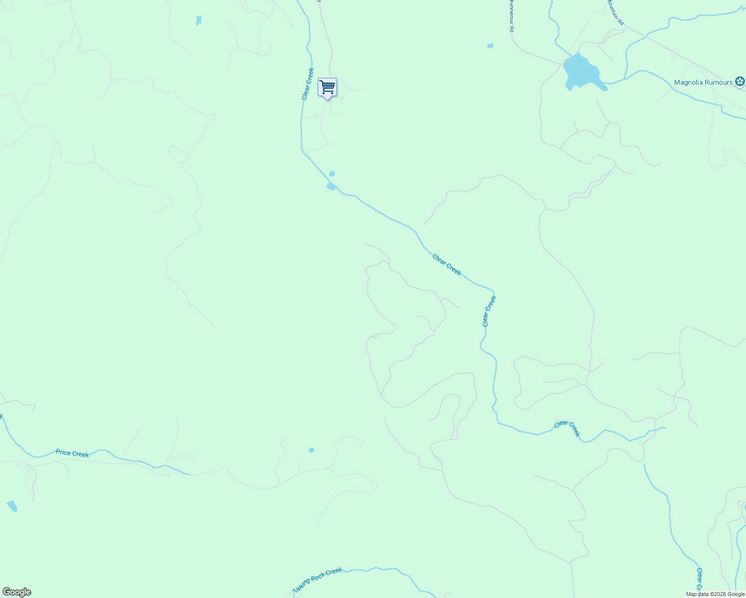 map of restaurants, bars, coffee shops, grocery stores, and more near Andes Ridge in Talking Rock