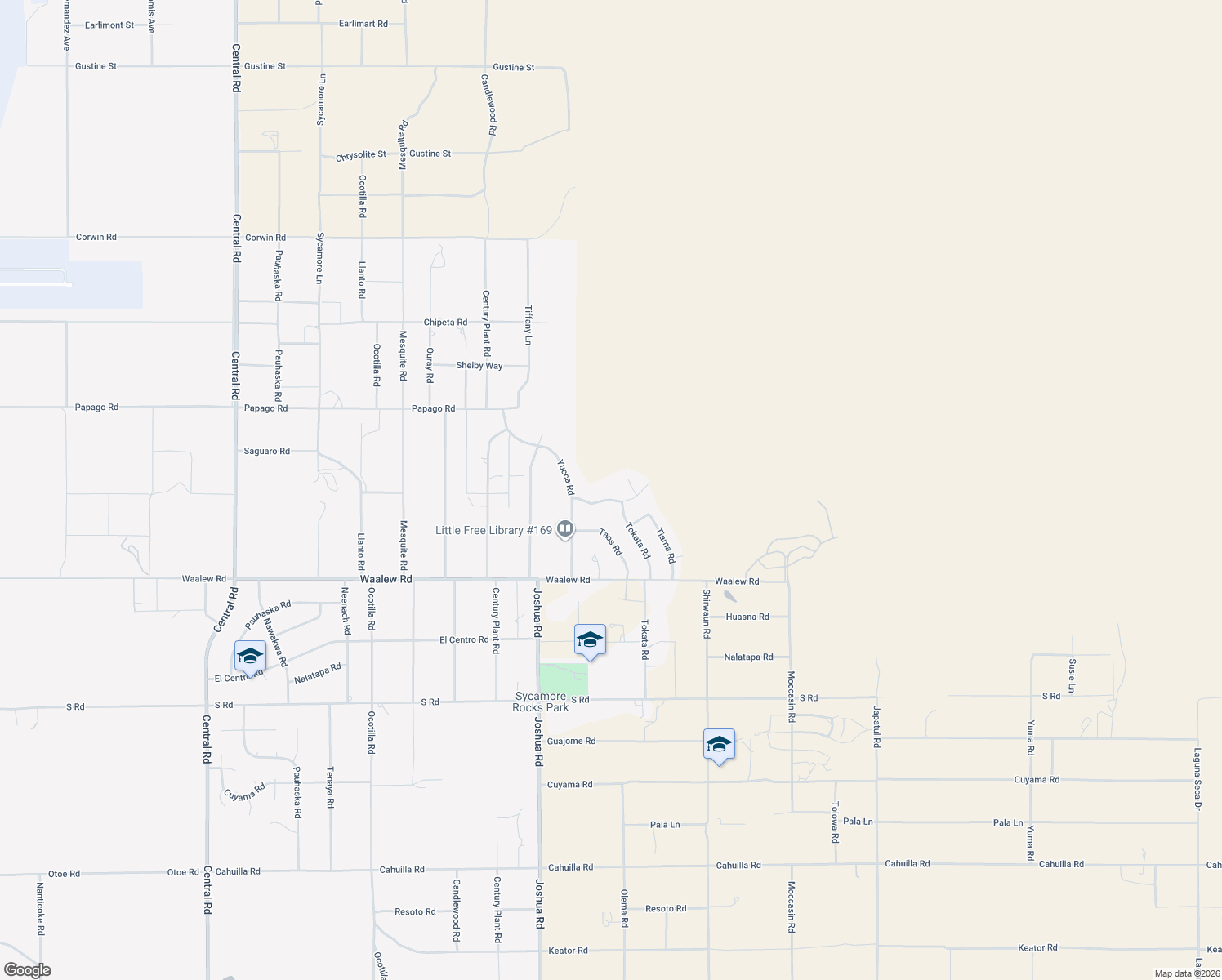 map of restaurants, bars, coffee shops, grocery stores, and more near 17068 Tokata Road in Apple Valley