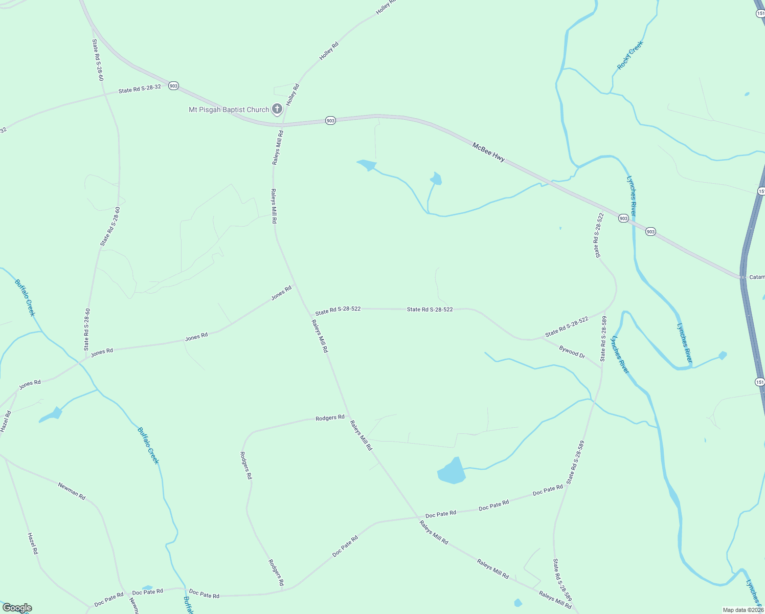 map of restaurants, bars, coffee shops, grocery stores, and more near 2073 State Road S-28-522 in Bethune