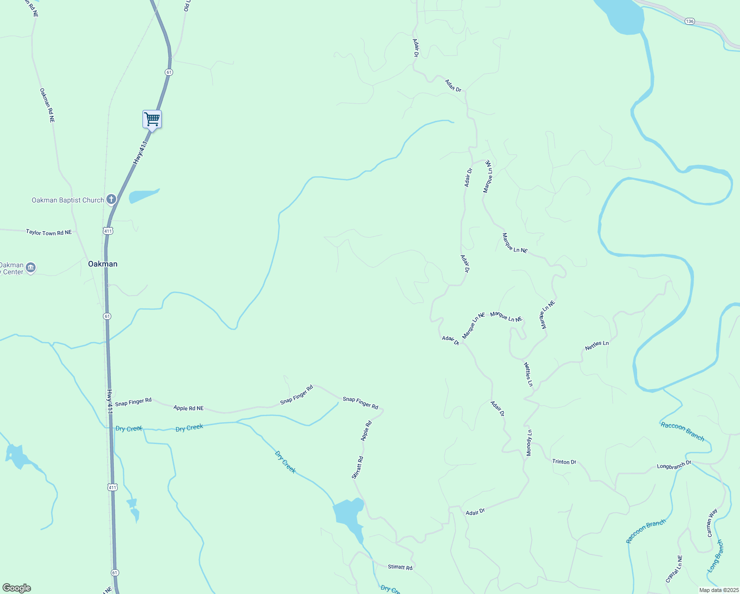 map of restaurants, bars, coffee shops, grocery stores, and more near 721 Neptune Circle in Ranger