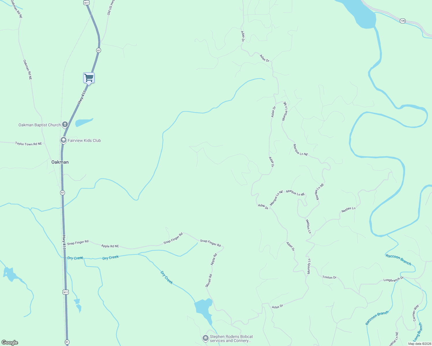 map of restaurants, bars, coffee shops, grocery stores, and more near 721 Neptune Circle in Ranger