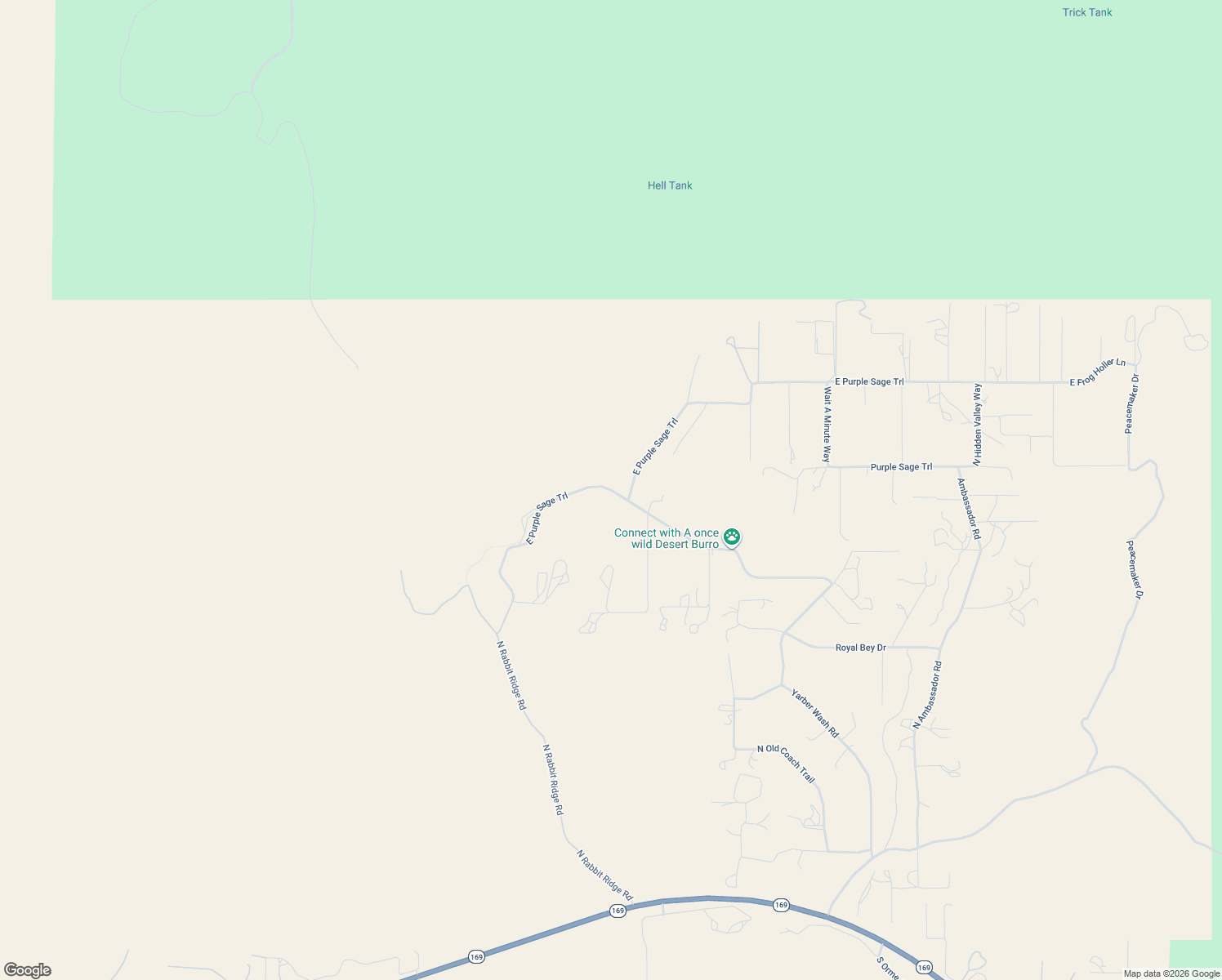 map of restaurants, bars, coffee shops, grocery stores, and more near East Purple Sage Trail in Yavapai County