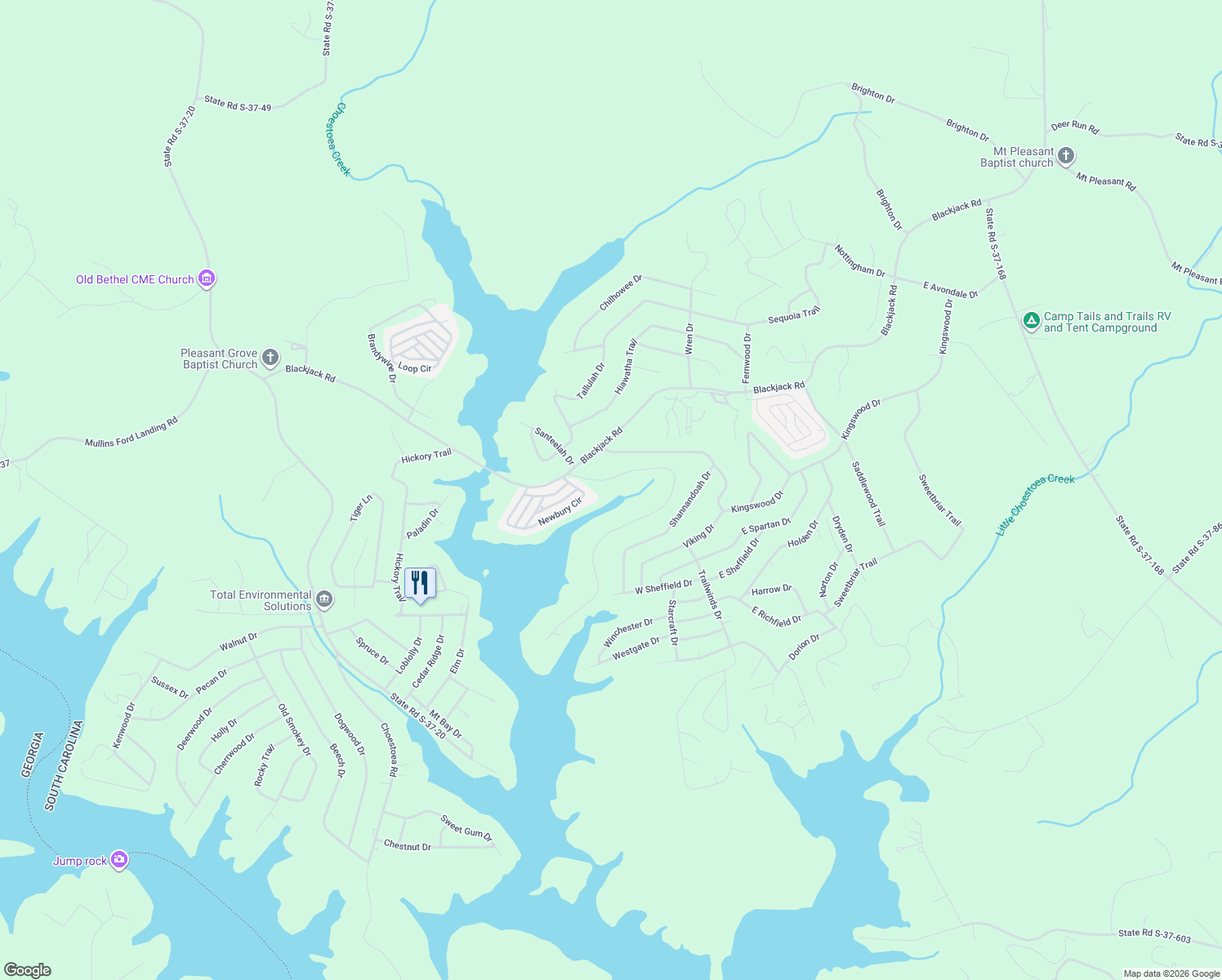 map of restaurants, bars, coffee shops, grocery stores, and more near 234 Blackjack Cove Road in Westminster